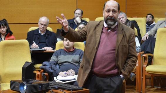 Javier Britch, en una jornada reciente en la UNC.