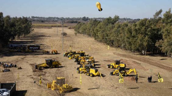 JORNADA VIAL. Vista aérea del encuentro organizado por Pauny y La Voz (Ramiro Pereyra) JORNADA VIAL. Vista aérea del encuentro organizado por Pauny y La Voz (Ramiro Pereyra)