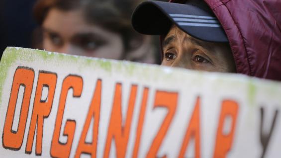 PARAGUAY. Las marchas por el Día del Trabajador (AP). PARAGUAY. Las marchas por el Día del Trabajador (AP).